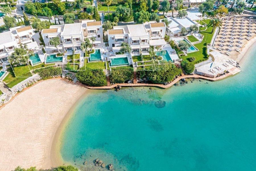 Corfu Imperial a Grecotel Resort to Live - Wohnbeispiel Bungalow Junior Suite Waterfront (Zimmercodierung B1M)