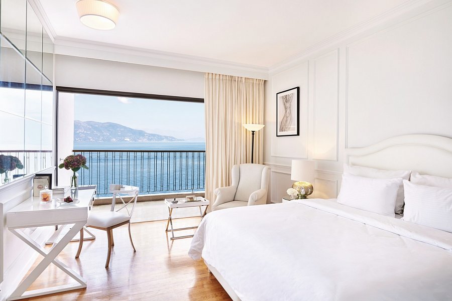 Corfu Imperial a Grecotel Resort to Live - Wohnbeispiel Doppelzimmer Panoramic Meerblick (Zimmercodierung DBM)