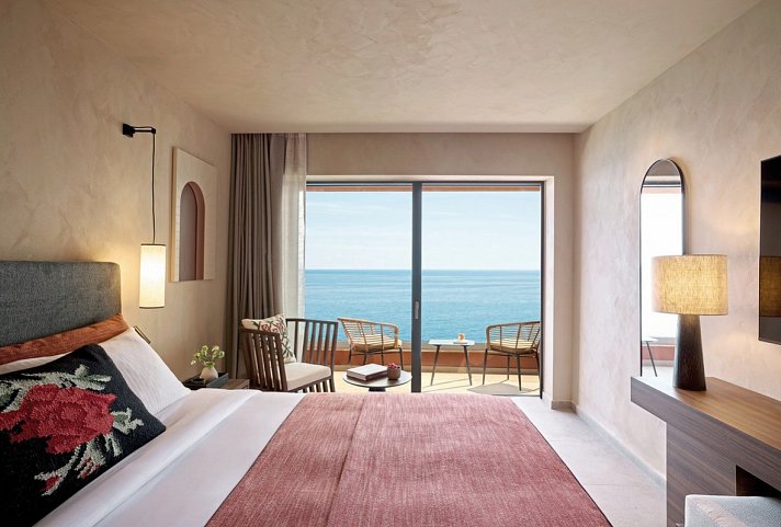 Ella Álkyna - Wohnbeispiel Doppelzimmer Deluxe Meerblick (Zimmercodierung DDM)