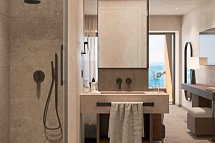 Ella Álkyna - Badbeispiel Doppelzimmer Deluxe Meerblick (Zimmercodierung DDM)