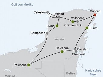 Yucatán Rundreise
