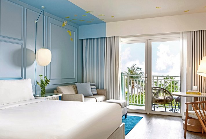 Renaissance Wind Creek Curacao Resort - Wohnbeispiel Ocean King (Zimmercodierung UB4)