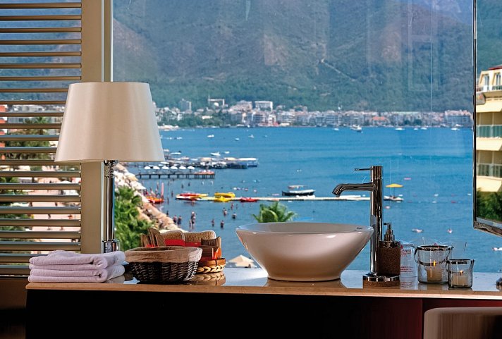 Elegance Hotels International Marmaris - Wohnbeispiel Doppelzimmer seitl. Meerblick