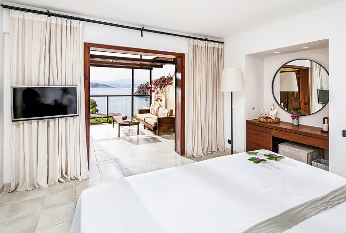 Hillside Beach Club - Wohnbeispiel Doppelzimmer seitl. Meerblick (Zimmercodierung DBN)