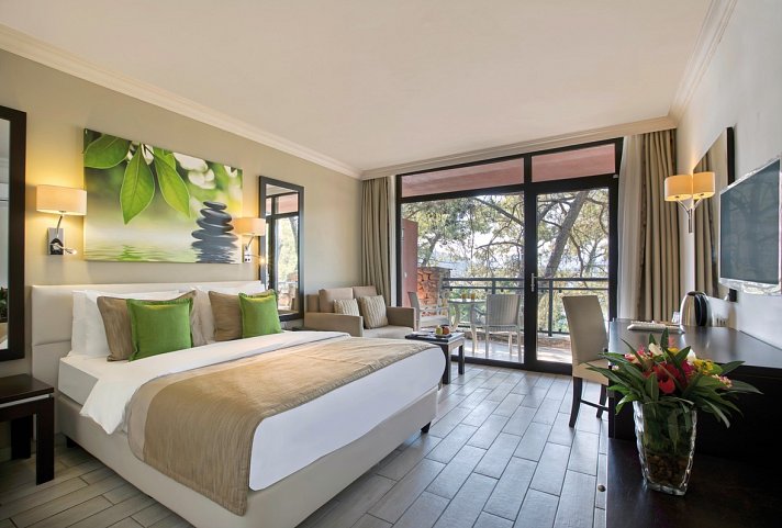 Marmaris Bay Resort - Wohnbeispiel Doppelzimmer Gartenblick (Zimmercodierungen DBG & DBN)