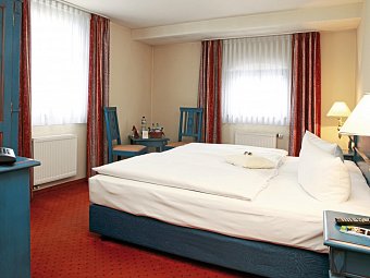 Buntes Haus Hotel Erbgericht - Wohnbeispiel Doppelzimmer Bergmann (Zimmercodierung DB1)