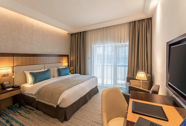 Golden Tulip Media Hotel - Wohnbeispiel Deluxe Room King Beds (Zimmercodierung DB2)