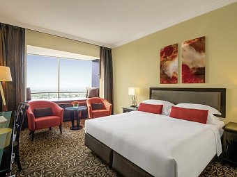Towers Rotana Dubai - Wohnbeispiel Window Seat View Room (Zimmercodierung DB2)