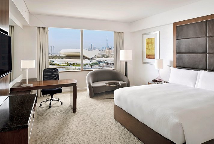 Crowne Plaza Dubai Festival City - Wohnbeispiel Standard Waterfront (Zimmercodierungen DB2 & UP2)