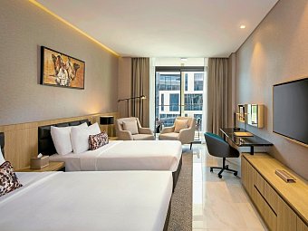 Millennium Place Mirdif - Wohnbeispiel Deluxe Room - Twin (Zimmercodierung UD1)