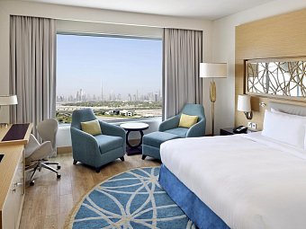Marriott Al Jaddaf - Wohnbeispiel Deluxe Room (Zimmercodierungen UD1, UT1, WB1, FB1 & WI1)