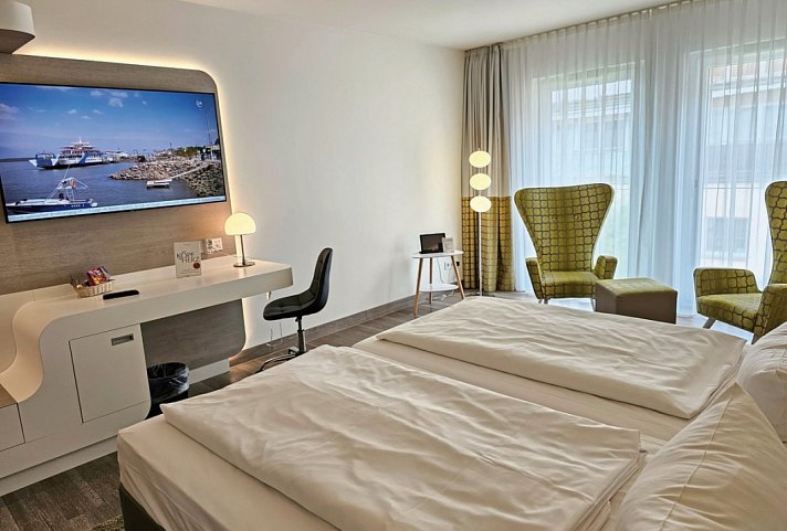 Hotel Am Kaisersaal - Wohnbeispiel Doppelzimmer Komfort (L) (Zimmercodierung DF3)