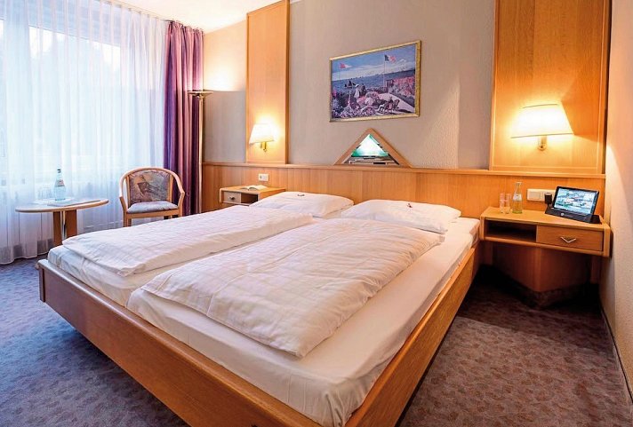 Waldhotel Berghof - Wohnbeispiel Doppelzimmer (Zimmercodierungen DB1 & DC1)