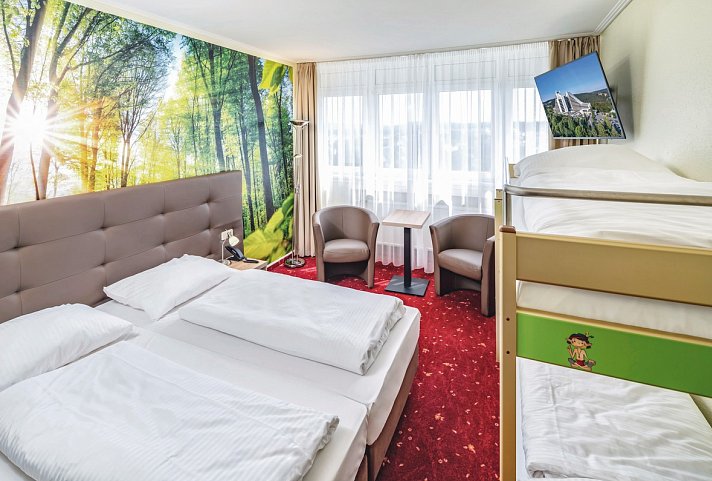 AHORN Panorama Hotel Oberhof - Wohnbeispiel Familienzimmer Classic Etagenbett (Zimmercodierung FB1)