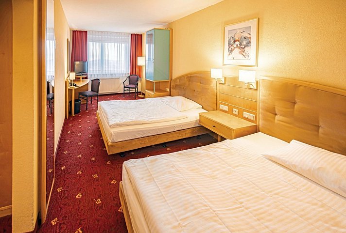 Ringberg Hotel - Wohnbeispiel Doppelzimmer Komfort (Zimmercodierungen DF1 & DC1)