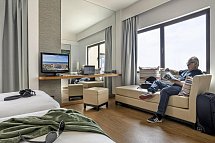 Pestana Dom João II Beach & Golf Resort - Wohnbeispiel Doppelzimmer Deluxe seitl. Meerblick (Zimmercodierungen D2N & DCN)