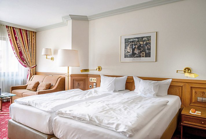 Ringhotel Krone Schnetzenhausen - Wohnbeispiel Doppelzimmer Komfort Silberdistel (Zimmercodierung DF1)