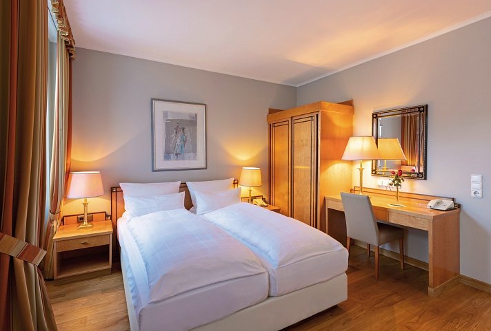 Hotel Halm Konstanz - Wohnbeispiel Doppelzimmer Standard (Zimmercodierung DG1)