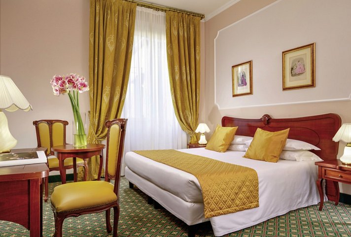 Hotel Berchielli - Wohnbeispiel Doppelzimmer Classic (Zimmercodierung DB1)