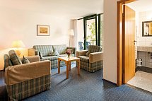 Hotel Gersfelder Hof - Wohnbeispiel Appartement 1 Schlafzimmer Familie (Zimmercodierung AB1)