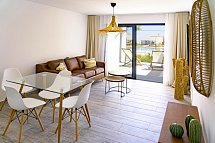 Shambhala Fuerteventura - Wohnbeispiel Appartement 1 Schlafzimmer Poolblick (Zimmercodierung ABP)