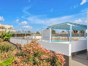 LIVVO Mar Azul - Wohnbeispiel Appartements 1 Schlafzimmer Poolblick (Zimmercodierung ABP)