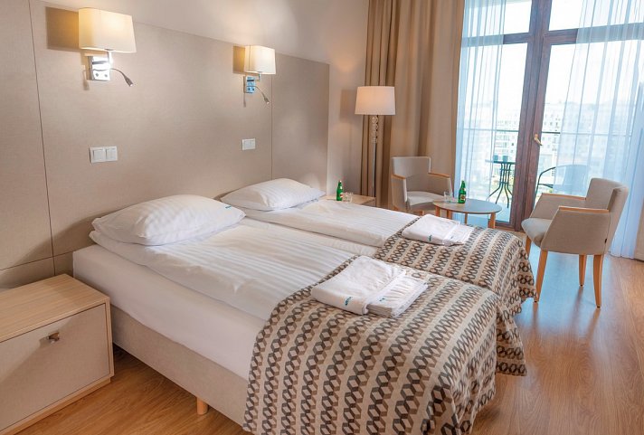 Olymp IV - Wohnbeispiel Doppelzimmer (Zimmercodierungen DB2, DB4, DB5, DX1 & DX2)