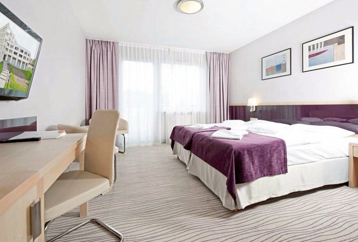 Interferie Medical Spa - Wohnbeispiel Doppelzimmer mit Balkon (Zimmercodierungen DE1, DB1, DB4 & DX2)