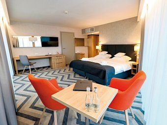 Hamilton - Wohnbeispiel Doppelzimmer Deluxe (Zimmercodierungen DD3, DD4, DD5, DD6, DD7 & FV1)