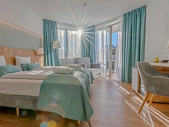 Pinea Resort - Wohnbeispiel Premium Zimmer (Zimmercodierung DM1)