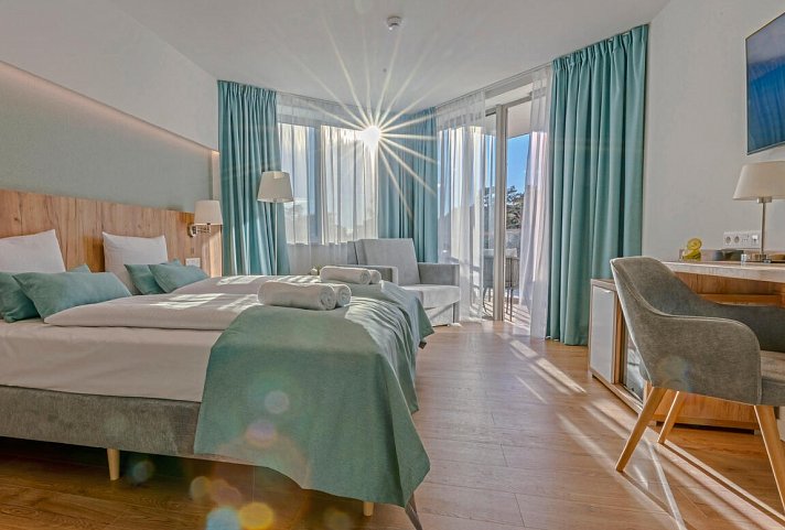 Pinea Resort - Wohnbeispiel Premium Zimmer (Zimmercodierung DM1)