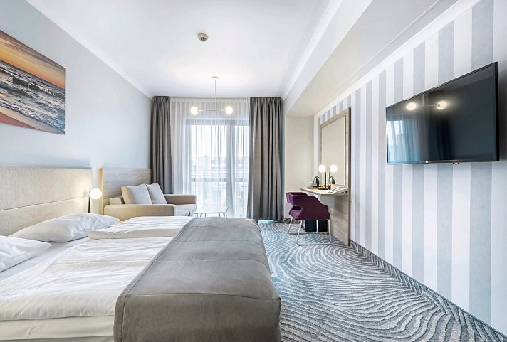 Leda Spa - Wohnbeispiel Doppelzimmer (Zimmercodierungen DP1, DB1, DB3, DX1 & DX2)