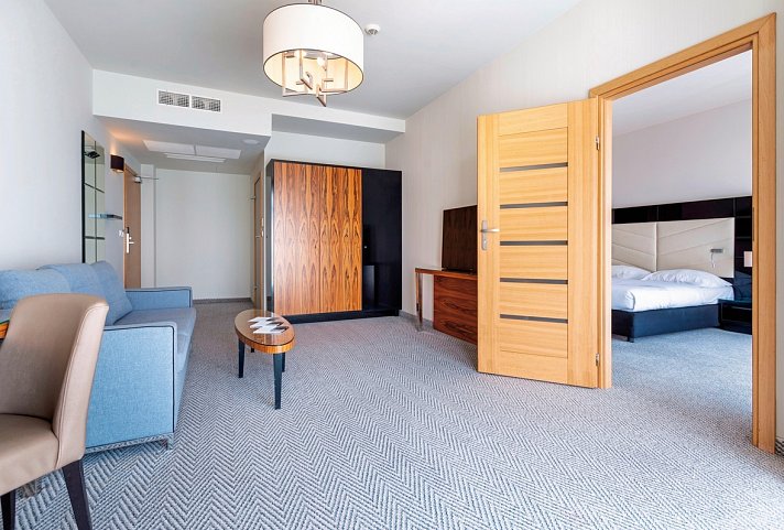 Diune Hotel & Resort - Wohnbeispiel Apt. 1 Schlafzimmer Meerseite (Zimmercodierung ABC)