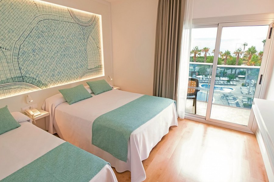 Golden Taurus Aquapark Resort - Wohnbeispiel Doppelzimmer Poolblick (Zimmercodierung DBP)