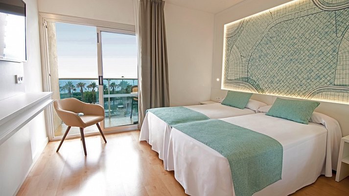 Golden Taurus Aquapark Resort - Wohnbeispiel Doppelzimmer Meerblick (Zimmercodierung DBM)