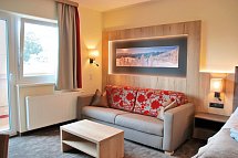 Hotel Restaurant Pariente - Wohnbeispiel Familienzimmer Deluxe (Zimmercodierung FD1)