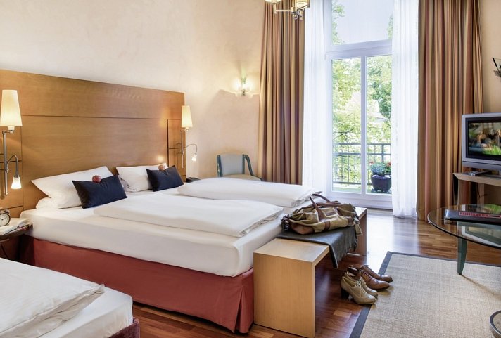 Hotel Vorbach - Wohnbeispiel Doppelzimmer Standard (Zimmercodierung DG1)