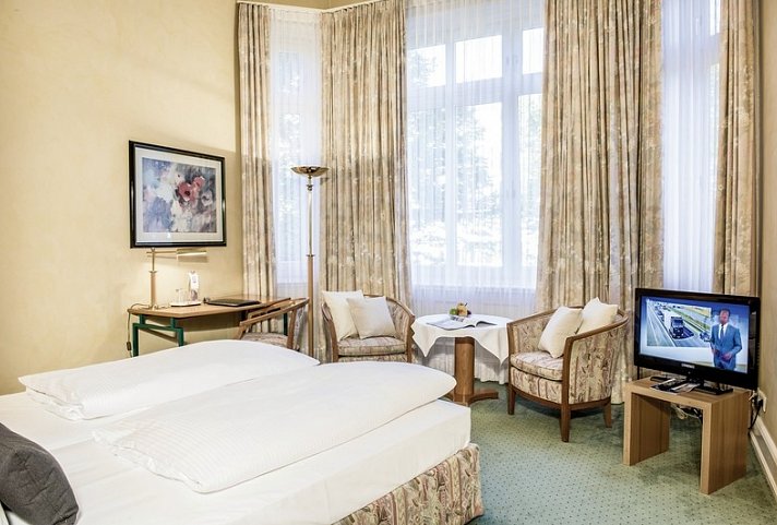 Hotel Vorbach - Wohnbeispiel Doppelzimmer Standard (Zimmercodierung DG1)