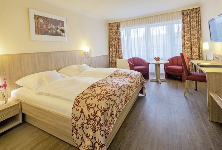 Apartment-Hotel Hamburg Mitte - Wohnbeispiel Doppelzimmer