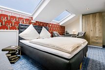 Hotel auf den Hummerklippen - Wohnbeispiel Doppelzimmer Inselseite (Zimmercodierungen DBL & D1L)