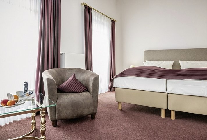 Hotel Sylter Blaumuschel - Wohnbeispiel Doppelzimmer Superior (Zimmercodierung DS1)