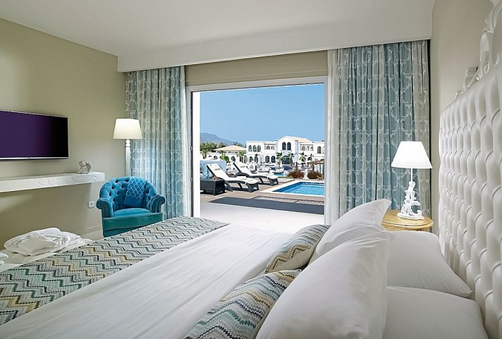 Anemos Luxury Grand Resort - Wohnbeispiel Doppelzimmer Privat Pool (Zimmercodierung D1R)