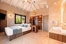 Sentido Kyknos Beach - Wohnbeispiel Sentido Zimmer mit begehbarem Kleiderschrank (Zimmercodierung D1G)