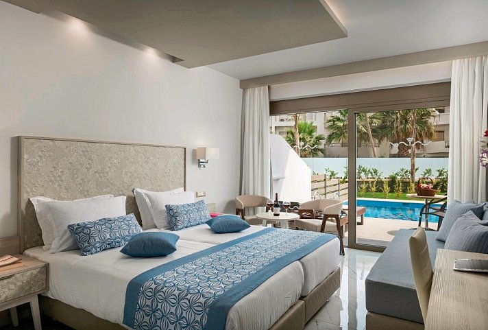 Vantaris Blue - Wohnbeispiel Doppelzimmer Premium Privatpool (Zimmercodierung DMR)