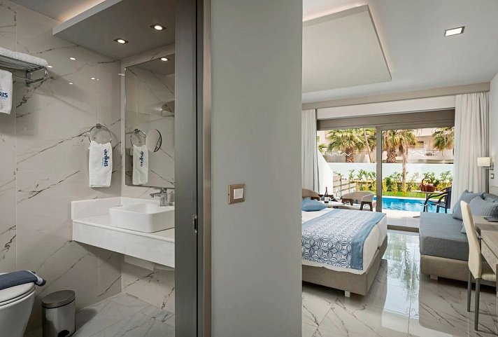 Vantaris Blue - Wohnbeispiel Doppelzimmer Premium Privatpool (Zimmercodierung DMR)