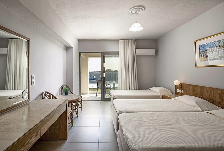 Rethymno Village - Wohnbeispiel Doppelzimmer Gartenblick (Zimmercodierung DBG)