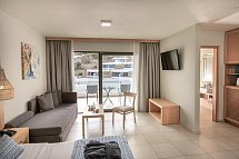 Ariadne Beach Agios Nikolaos - Wohnbeispiel Juniorsuite seitl. Meerblick (Zimmercodierung JBN)