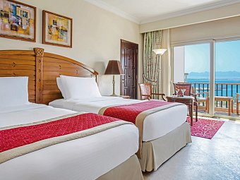 Kempinski Soma Bay - Wohnbeispiel Doppelzimmer Meerblick (Zimmercodierungen D7M, DCM & DBM)