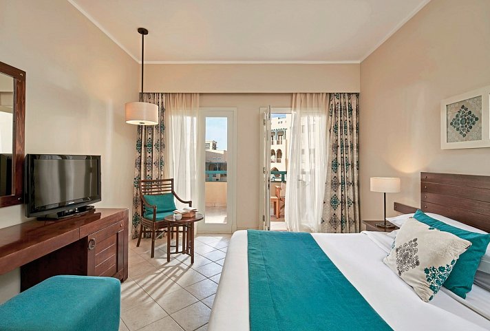 Mosaique Hotel El Gouna - Wohnbeispiel Doppelzimmer Deluxe (Zimmercodierungen DG3, DC1 & DD1)