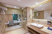 SUNRISE Garden Beach Resort - Beispiel Bad Doppelzimmer Deluxe (Zimmercodierungen DD1, DDG, DC2, DDP, DCP, D1C, DCC, DDN & DC3)